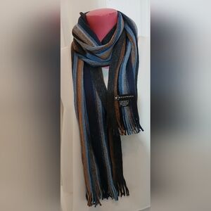 Bachrach Men's Multicolor Wool Scarf